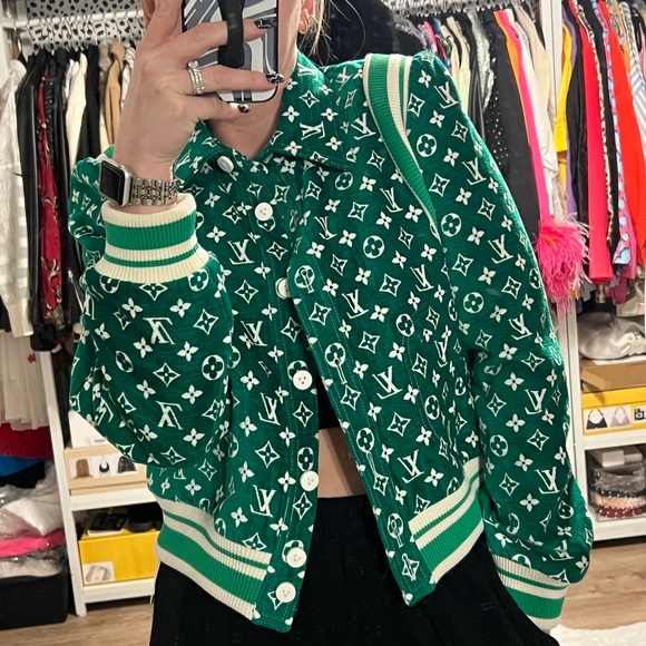 Louis Vuitton RARE LV Monogram Toweling Bomber Jacket - Picture 6 of 16